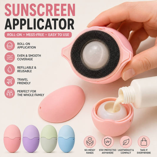 Mess-Free sunscreen aplicator